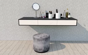 Minimalist Floating Dressing Table