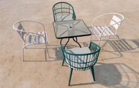 Metal Patio Furniture Set