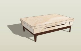 Stone Top Coffee Table
