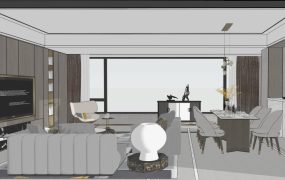 Dining Room Living Room Combo Design Idea