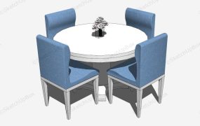 Round Dining Table Set