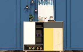 Colorful Shoe Cabinet