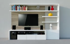 Wood Wall Units Entertainment Center