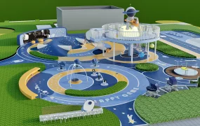 Space Themed Playground Design