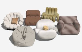 Bean Bag Sofa Chair Set