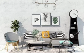 Scandinavian Style Living Room Idea