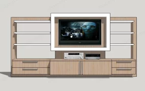 TV Entertainment Wall Unit