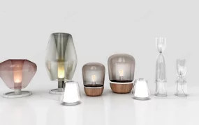 Modern Elegant Glass Table Lamps