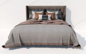 Upholstered Bed With Headboard