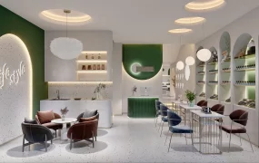 Luxury Nail Salon Interior Design
