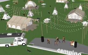 Music Festival Camping Idea
