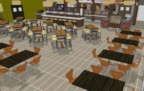 Modern School Canteen Design