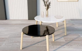 2 Piece Coffee Table Set