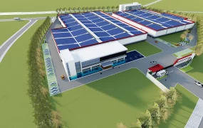 Modern Factory Buildings And Warehouses