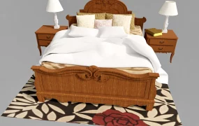 Vintage 3 Piece Bedroom Set