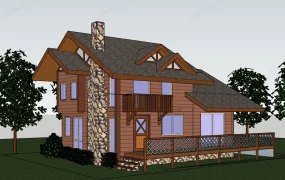 Wooden Country House