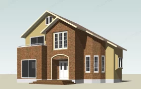 Small Red Brick House