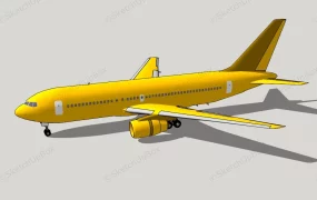 Spirit Airlines Yellow Airplane