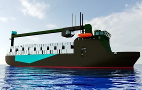 Sea Cargo Container Ship