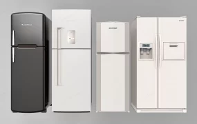 Four Distinct Household Refrigerators