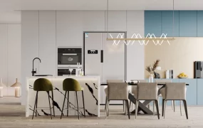 Island Style Dining Room