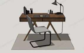 Home Office Desk And Chair Set