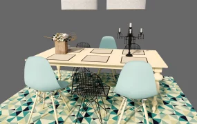 Mid Century Modern Dining Room Set