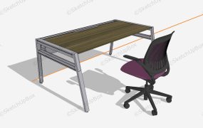 Office Computer Desk With Chair