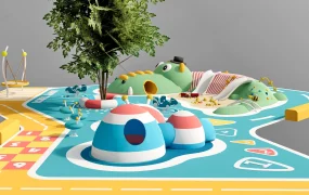 Crocodile Themed Playground