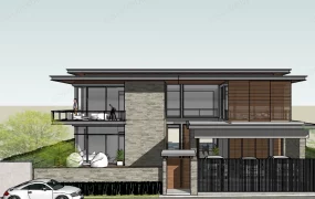 Contemporary 2 Storey House Design