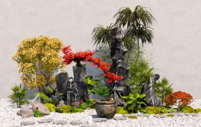 Traditional Chinese Rockery Garden