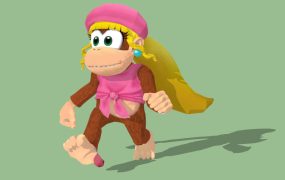 Monkey Cartoon Character