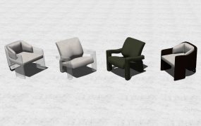 Set of 4 Armchairs