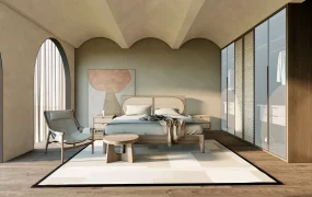 Modern Zen Bedroom