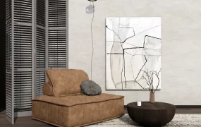 Modern Minimalist Reading Corner
