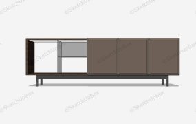 Media Console Cabinet