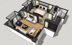 1 Bedroom Apartment Plan
