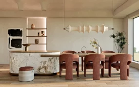 Wabi Sabi Style Dining Room