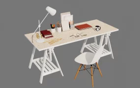 Minimalist Home Office Desk And Chair
