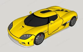 Yellow Supercar