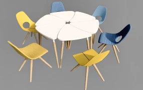 Office Meeting Table And Chairs Set