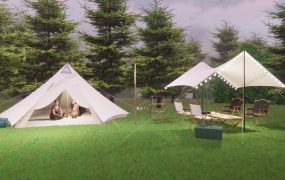 Family Campsite Decorating Idea