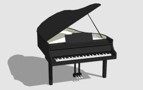 Black Grand Piano