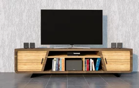 Small Tv Stand With Bookcase