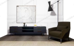 White Accent Wall Decor For Living Room