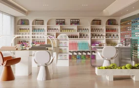 Fashion Nail Salon Interior Design