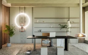 Modern Minimalist Home Office