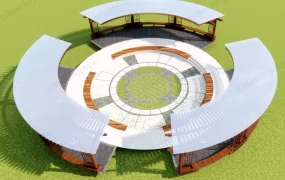 Circular Pergola Design