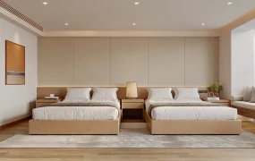 Wabi Sabi Style Hotel Room