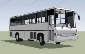 White Coach Bus